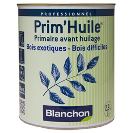 Prim'Huile - Apprêt pour huilage sur bois exotiques - Blanchon