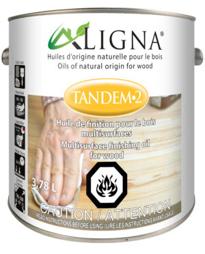 TANDEM-2 - Huile de Finition Multisurface Incolore – LIGNA